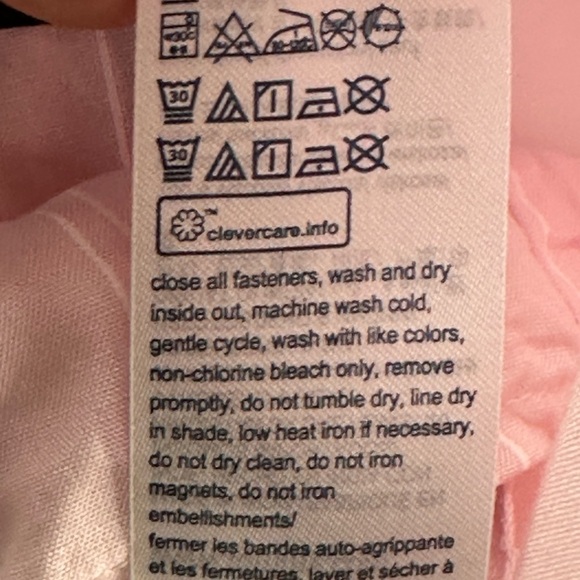 Tommy Hilfiger Long Sleeve Adaptive Magnet Closure Pinstripe Shirt - Pink - S/P - Picture 9 of 15